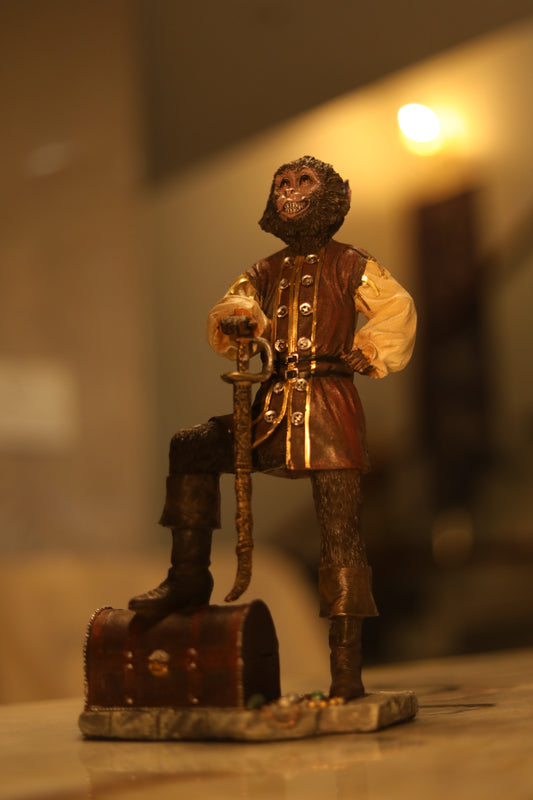 Monkey Statue for Home Decor Showpiece,