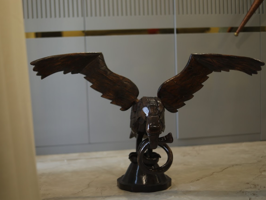 Great Indian Hawk on Hunt_Powerful deep impacting Showpiece